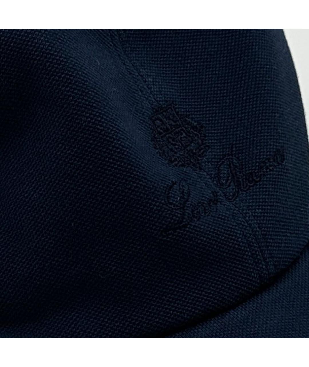 LORO PIANA Синяя хлопковая кепка/бейсболка, фото 4
