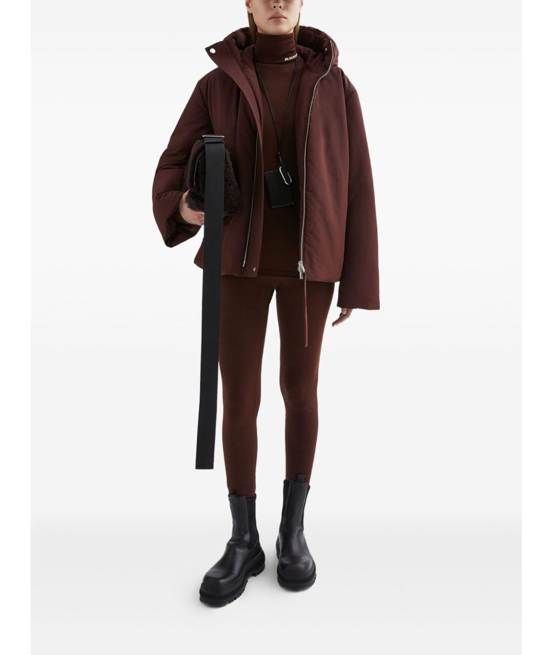 JIL SANDER Бордовая куртка, фото 3