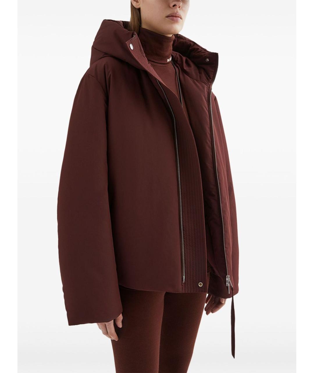 JIL SANDER Бордовая куртка, фото 2