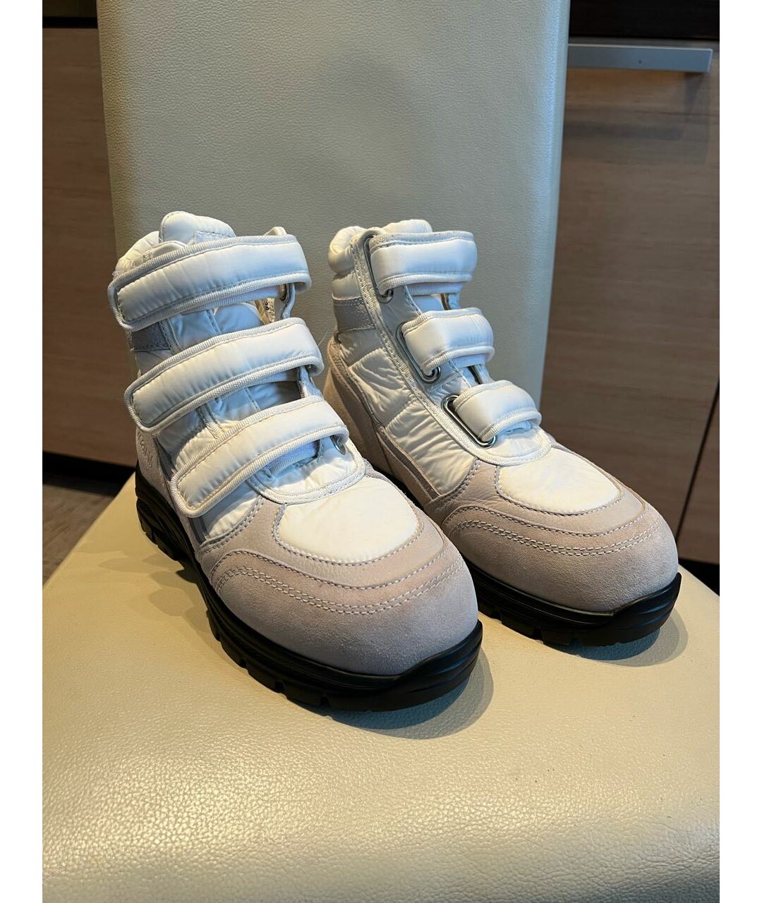 MM6 MAISON MARGIELA Бежевые ботинки, фото 2