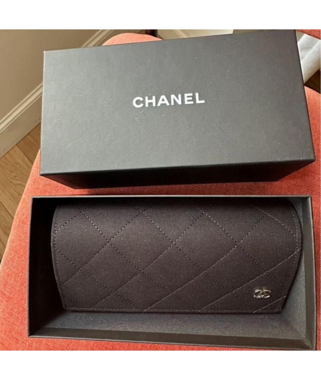 CHANEL Черные солнцезащитные очки, фото 5
