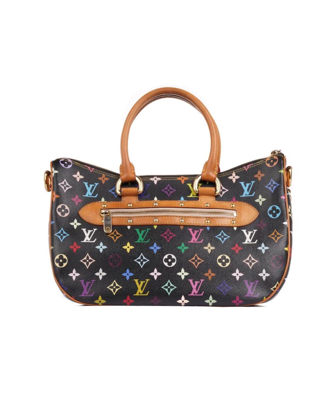 LOUIS VUITTON Черная кожаная сумка тоут, фото 2