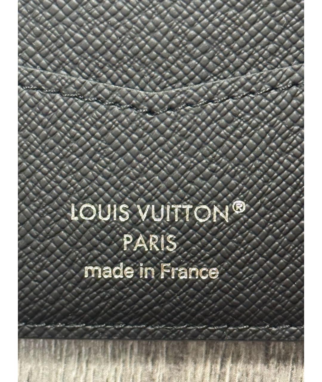 LOUIS VUITTON Черный кошелек, фото 5