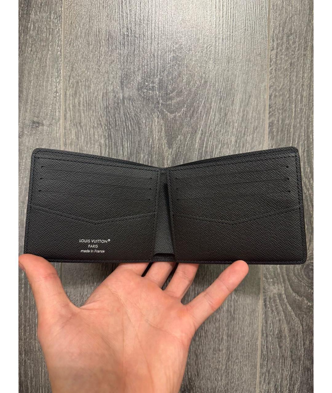 LOUIS VUITTON Черный кошелек, фото 4