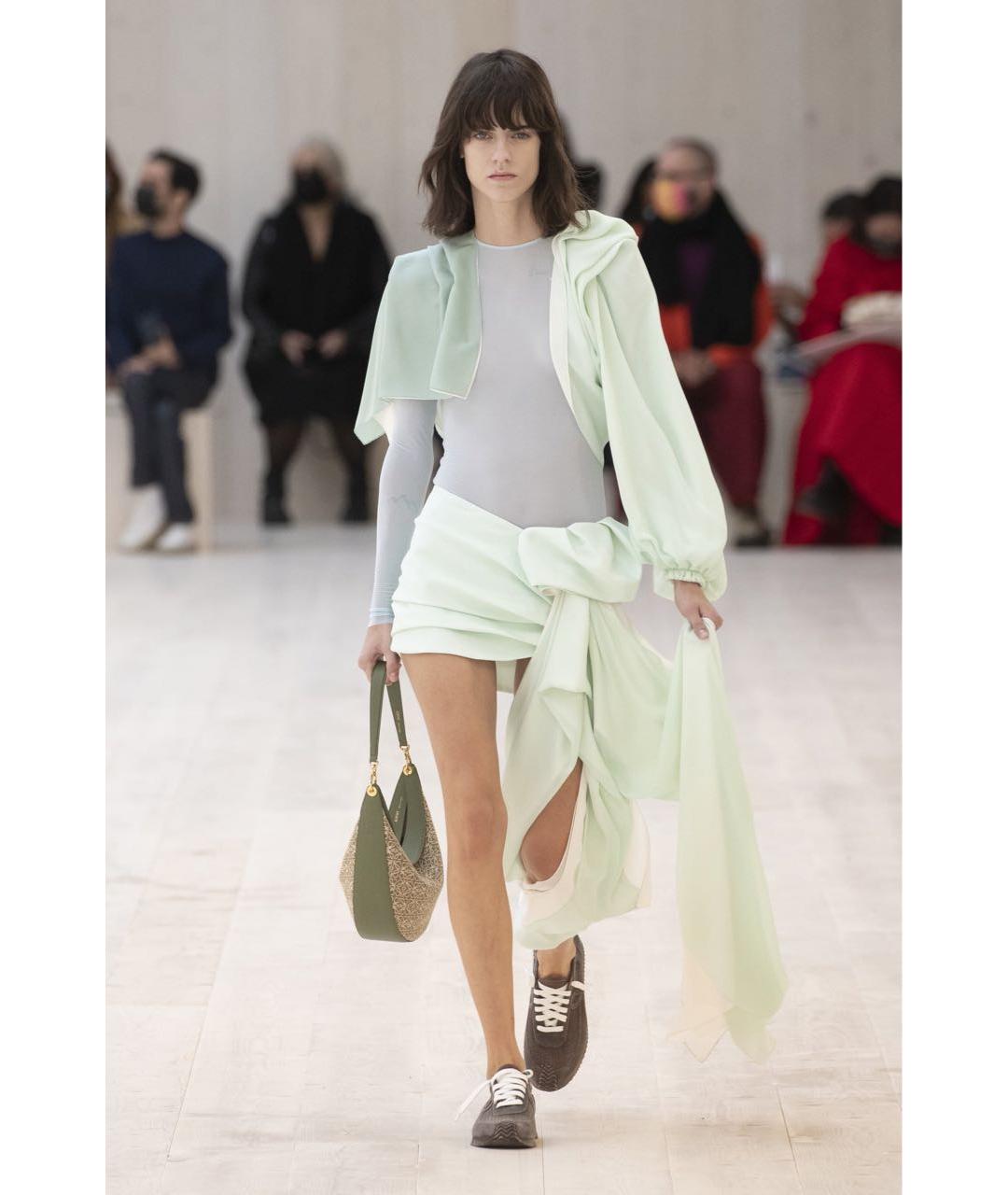 LOEWE Коричневая кожаная сумка тоут, фото 7