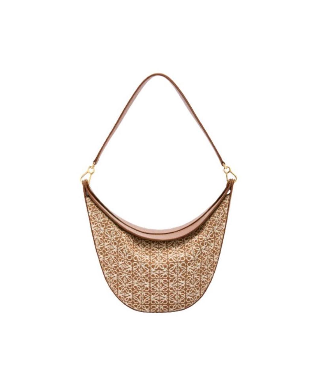 LOEWE Коричневая кожаная сумка тоут, фото 8