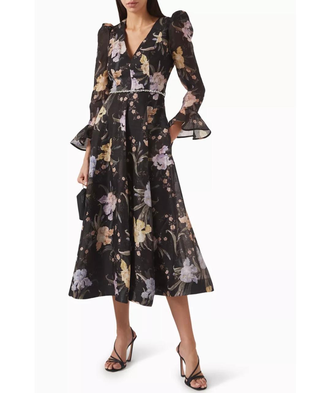 ZIMMERMANN Черное коктейльное платье, фото 4