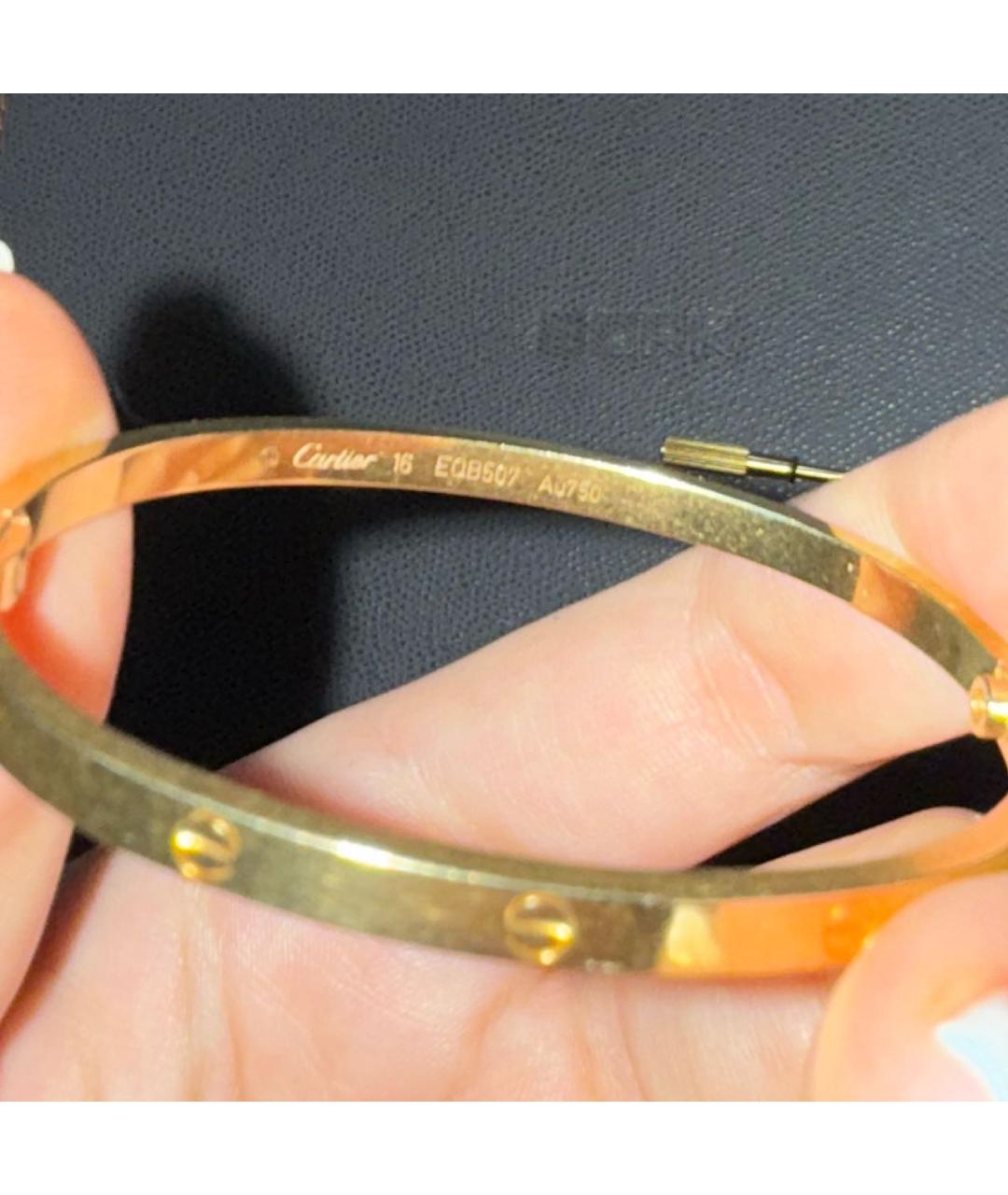 CARTIER Золотой браслет из желтого золота, фото 2