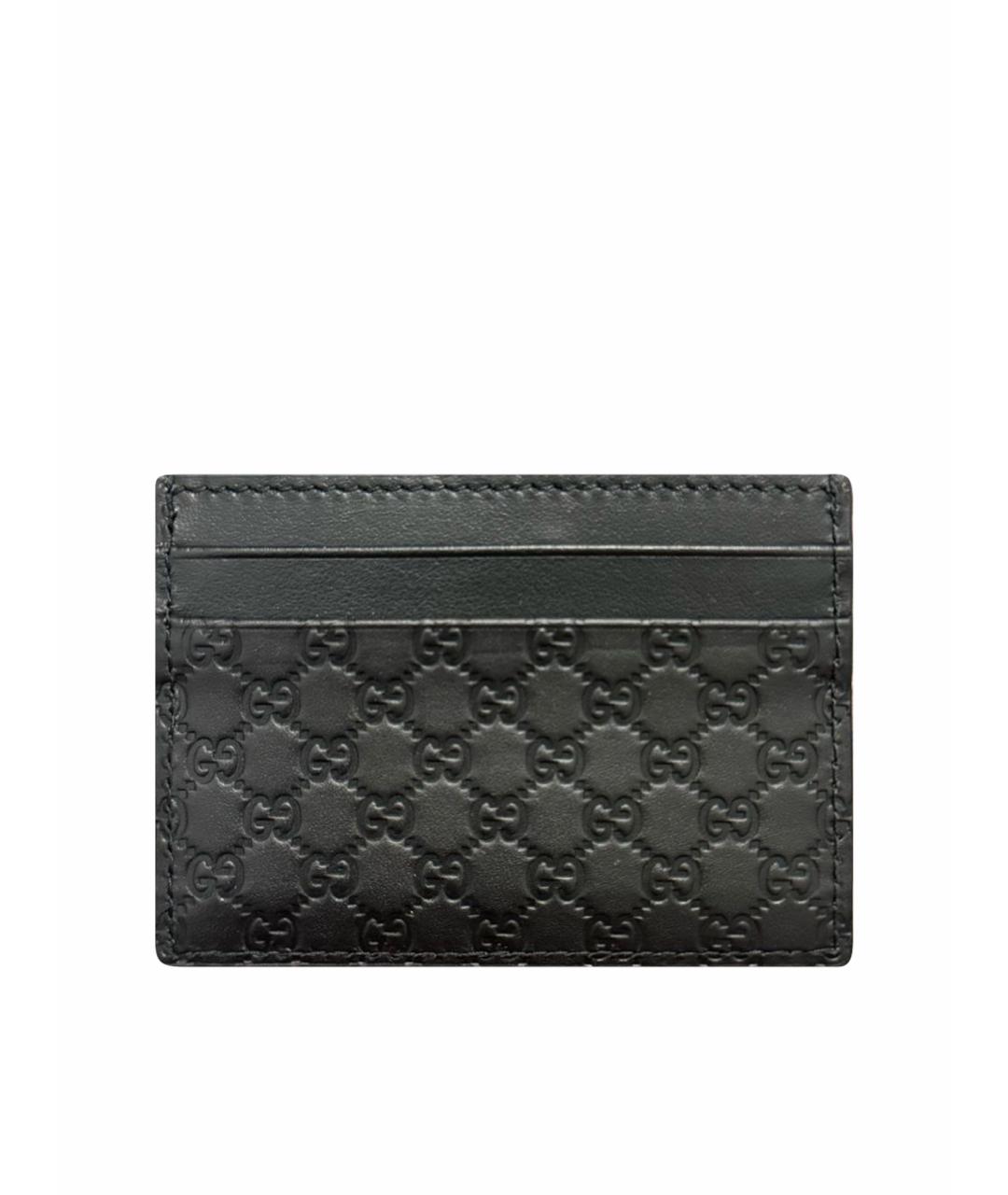 GUCCI Черный кожаный кардхолдер, фото 8