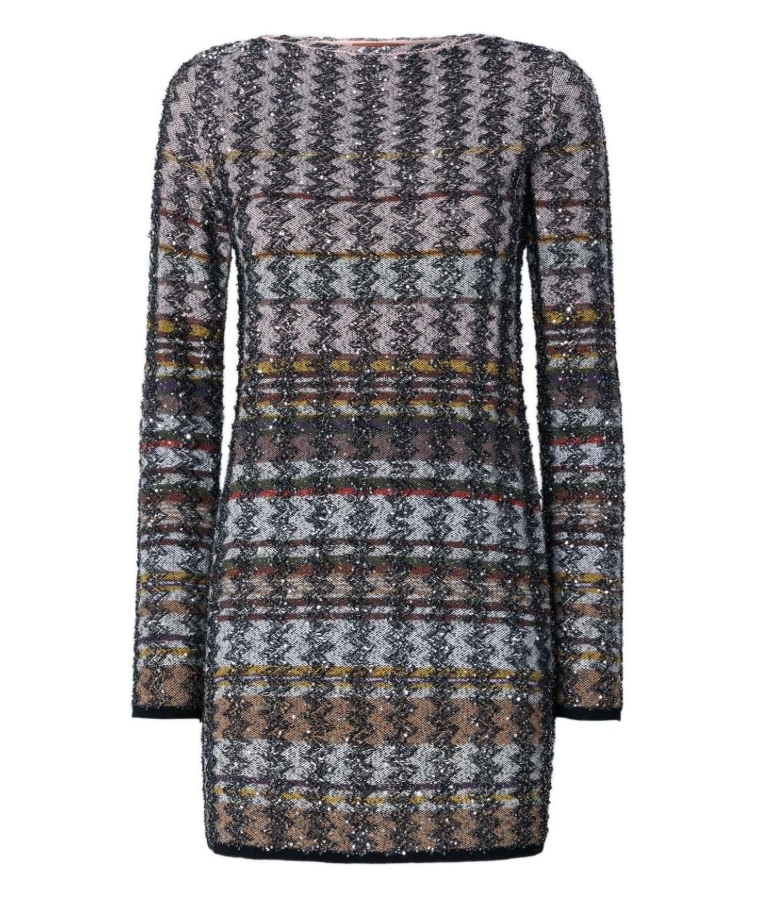 MISSONI Мульти полиэстеровое платье, фото 1