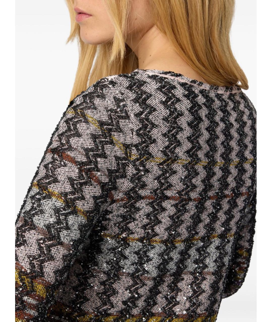 MISSONI Мульти полиэстеровое платье, фото 2