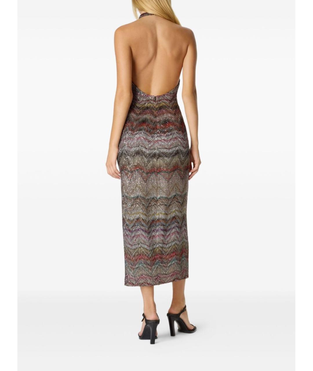 MISSONI Мульти полиамидовое платье, фото 3