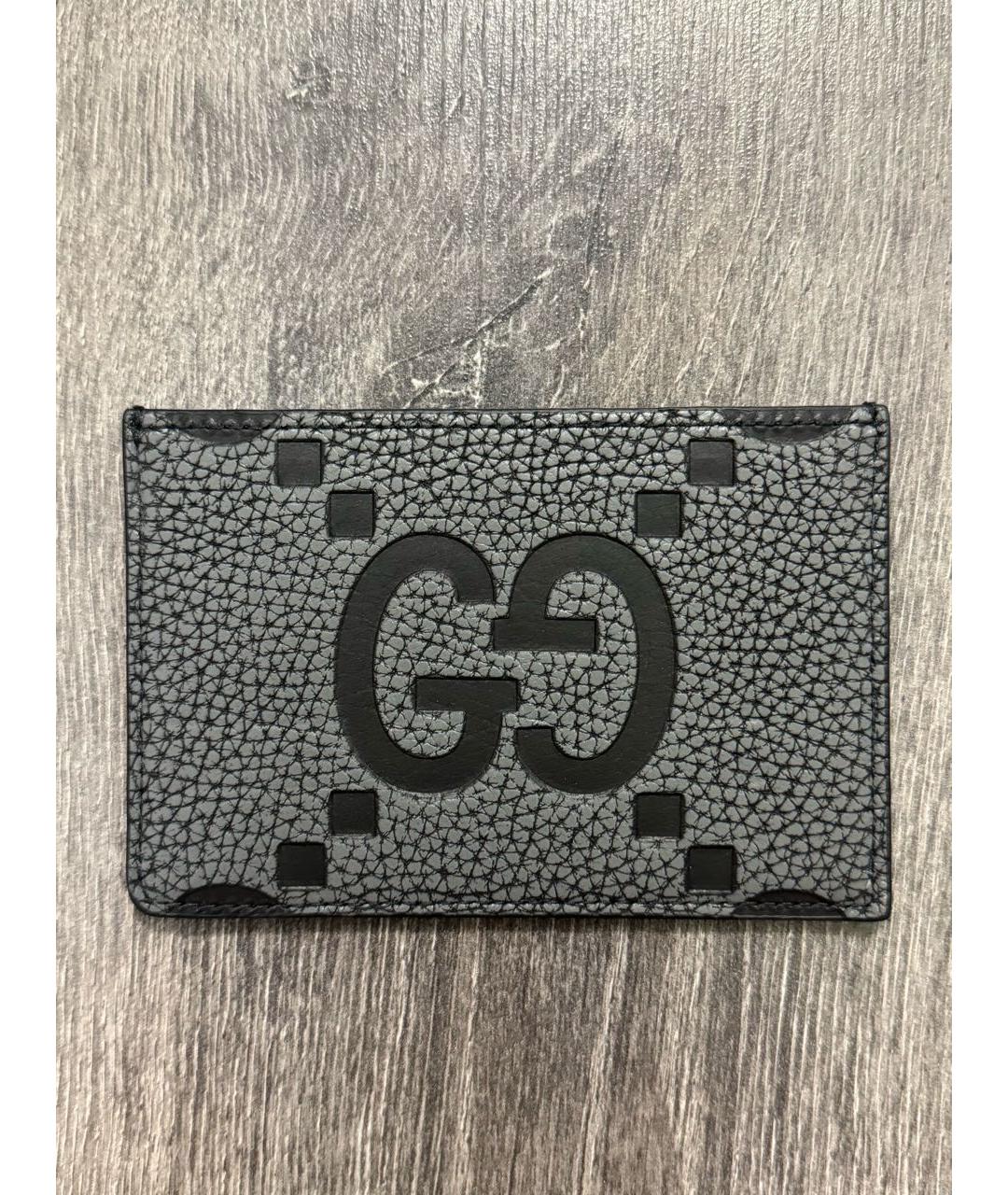 GUCCI Черный кожаный кардхолдер, фото 7