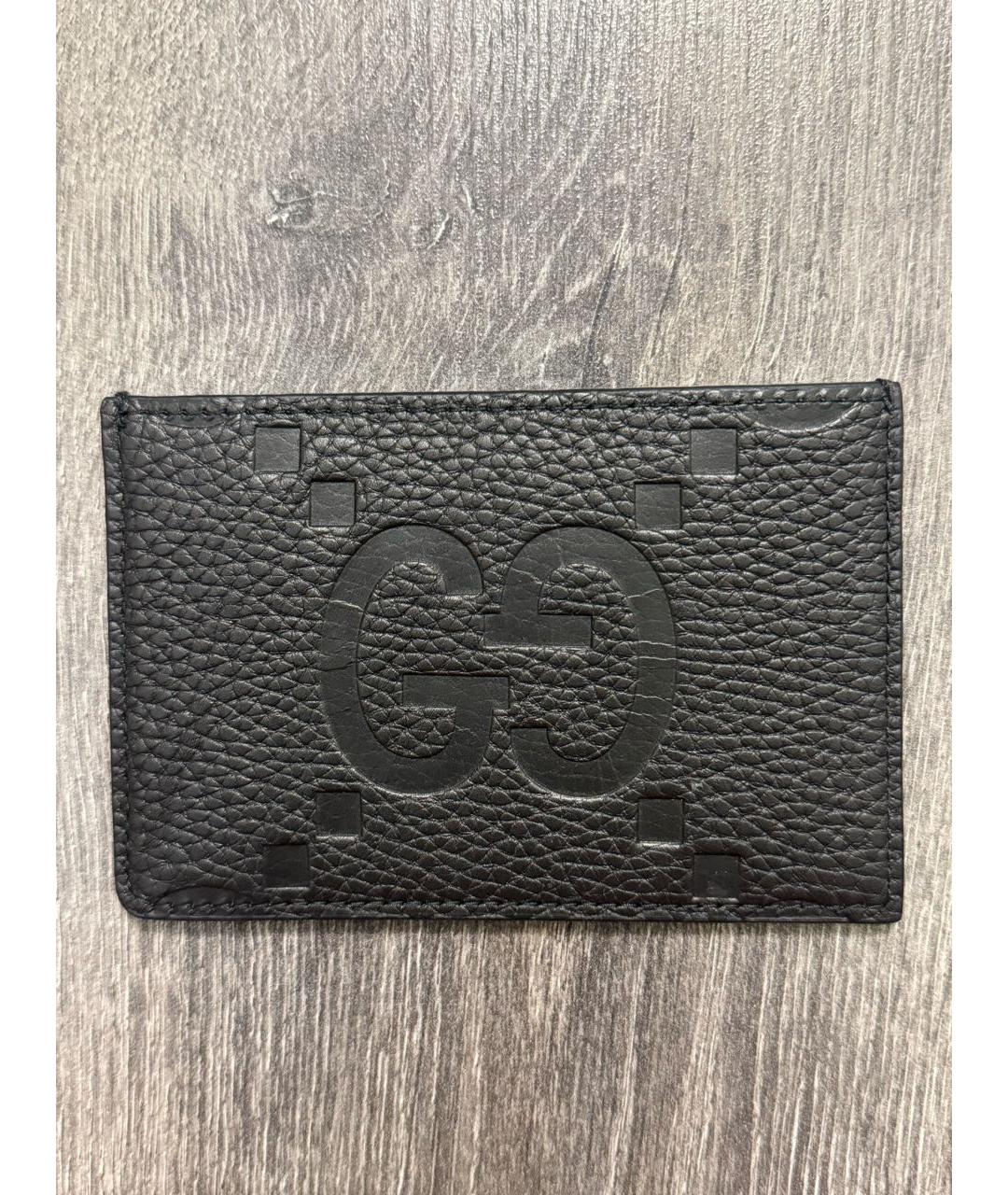 GUCCI Черный кожаный кардхолдер, фото 9