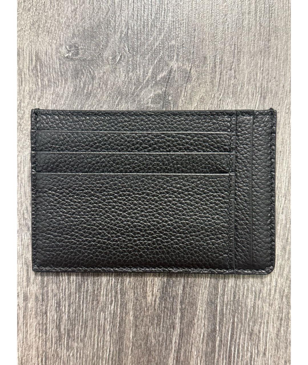 GUCCI Черный кожаный кардхолдер, фото 2