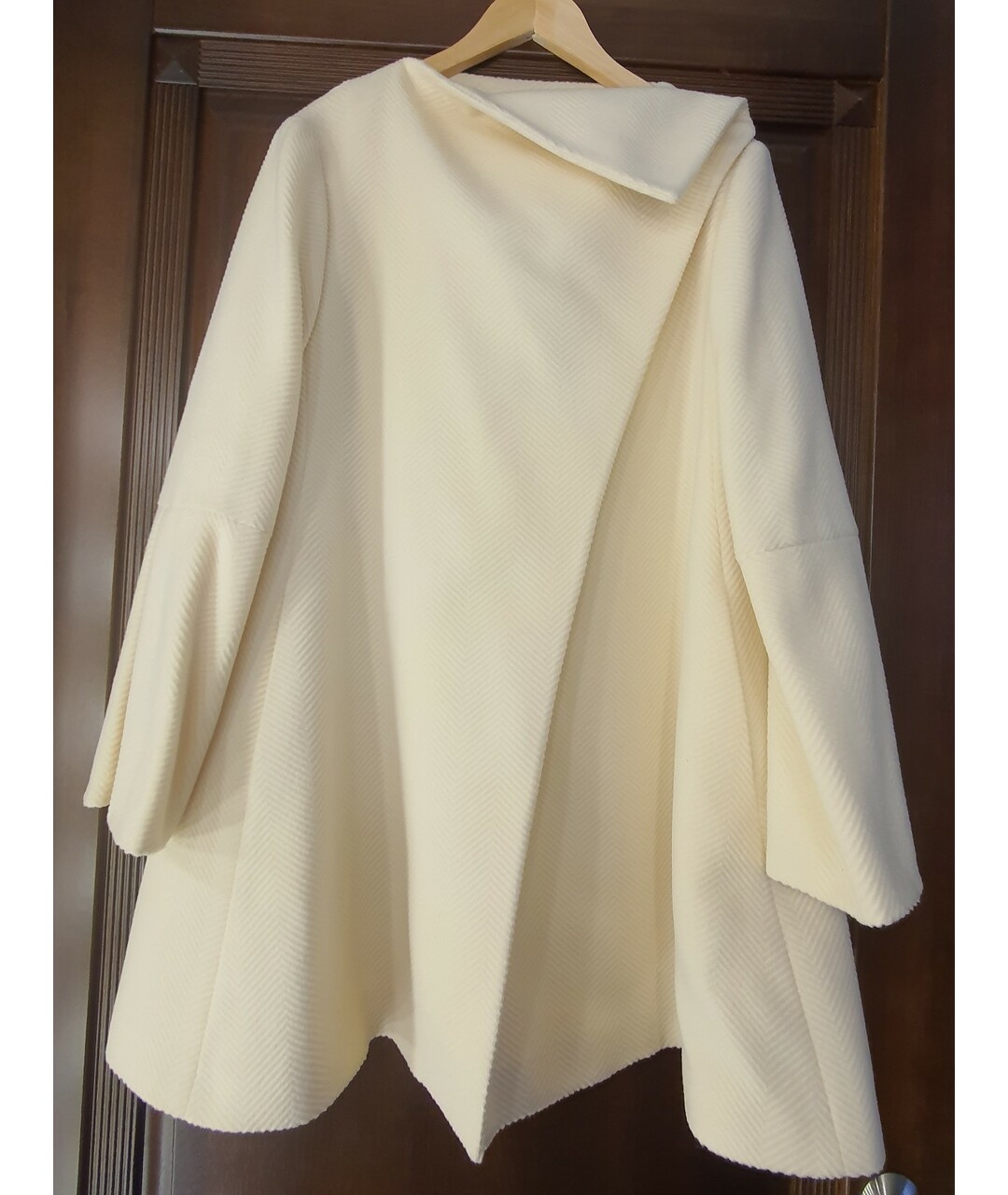 EMPORIO ARMANI Бежевое шерстяное пальто, фото 9