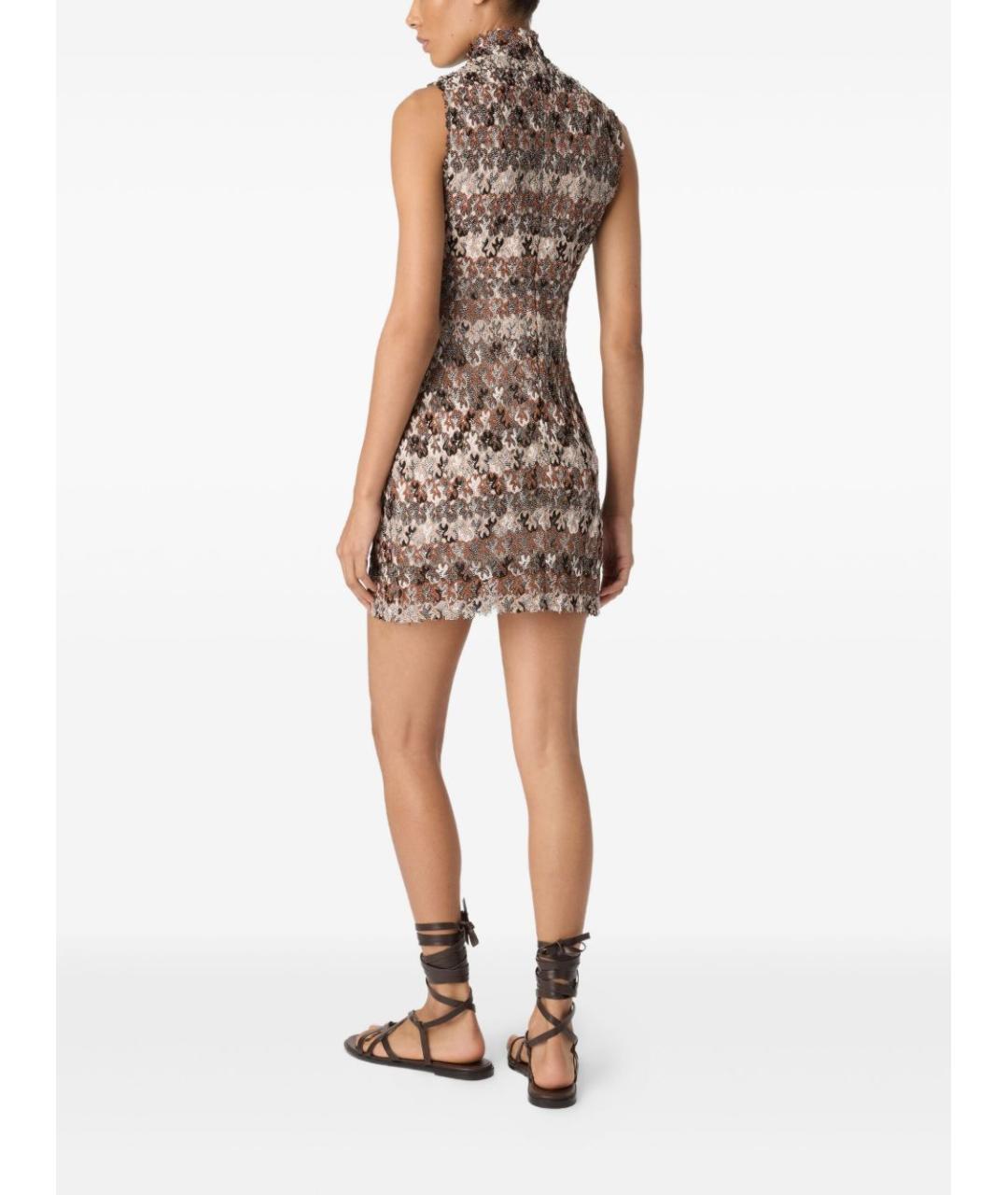 MISSONI Мульти синтетическое платье, фото 2