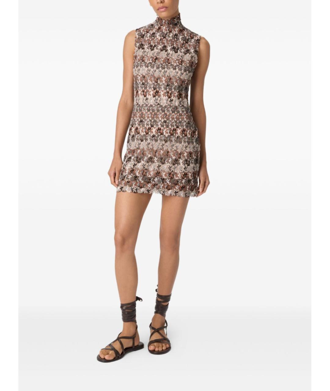 MISSONI Мульти синтетическое платье, фото 3