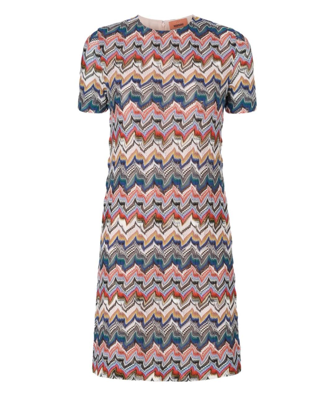 MISSONI Мульти шерстяное платье, фото 1