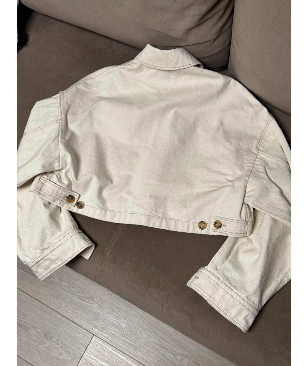 PRADA Бежевая хлопковая куртка, фото 5