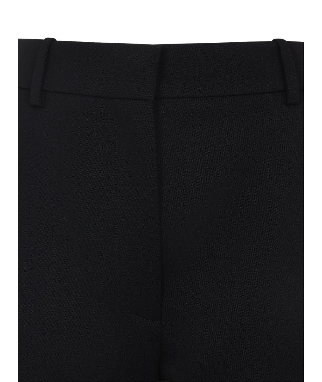 GIVENCHY Черные шерстяные прямые брюки, фото 4