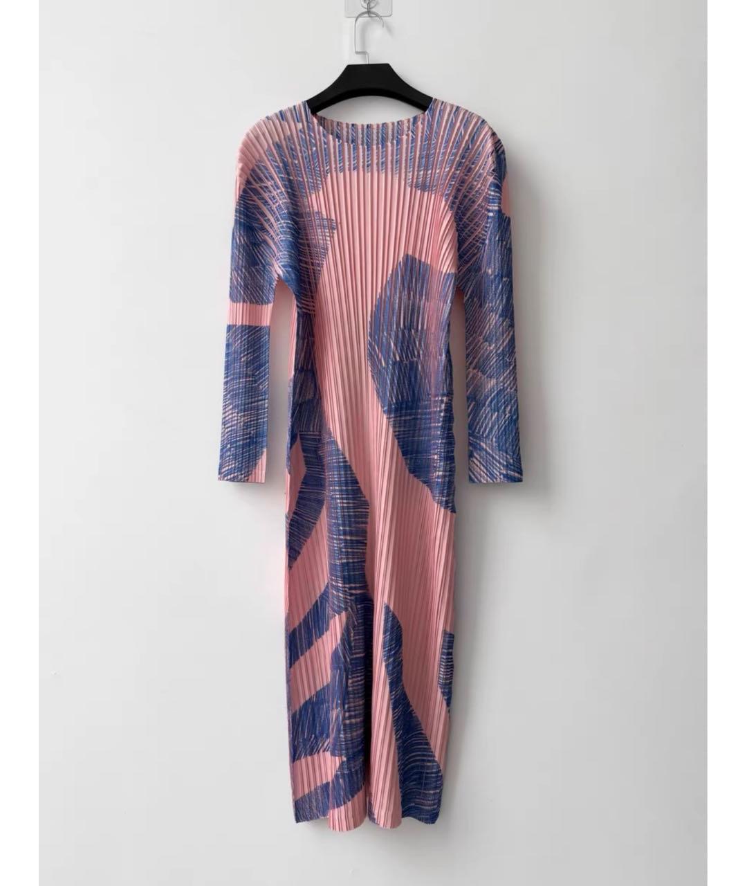 HOMME PLISSE ISSEY MIYAKE Мульти полиэстеровое повседневное платье, фото 5