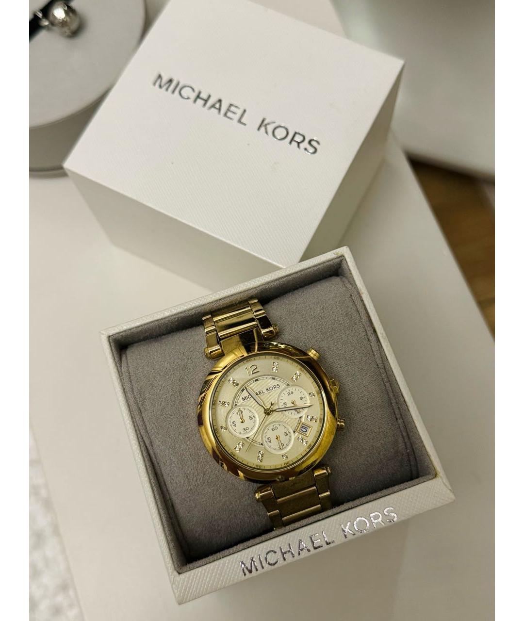 MICHAEL KORS Золотые часы, фото 2
