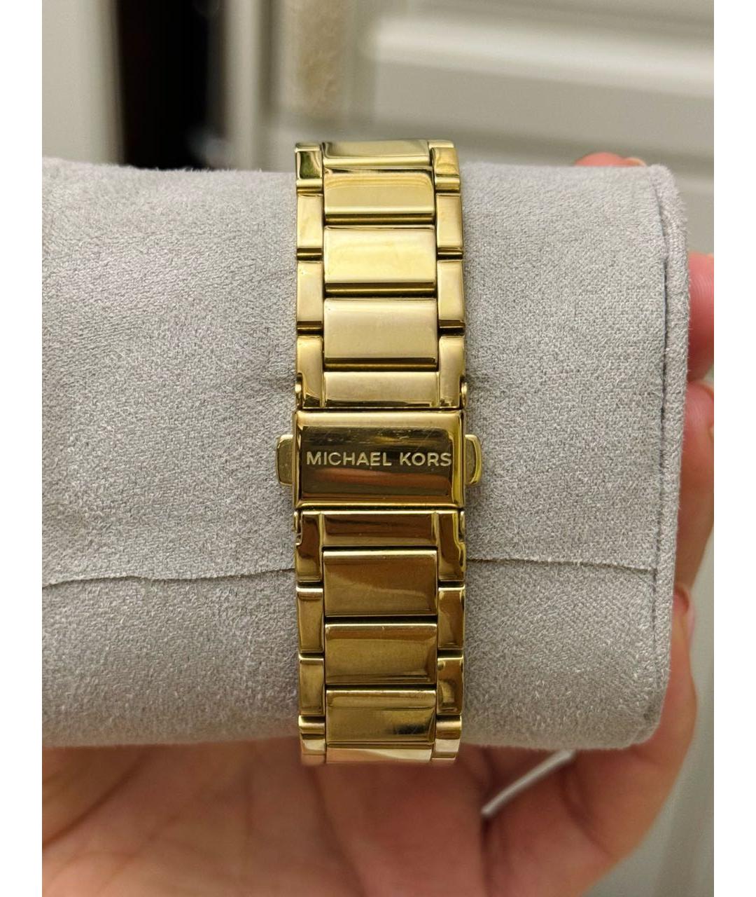 MICHAEL KORS Золотые часы, фото 3