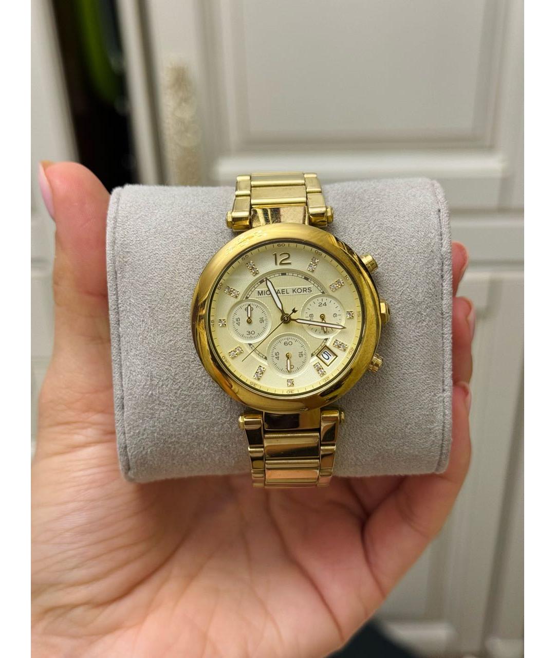 MICHAEL KORS Золотые часы, фото 5