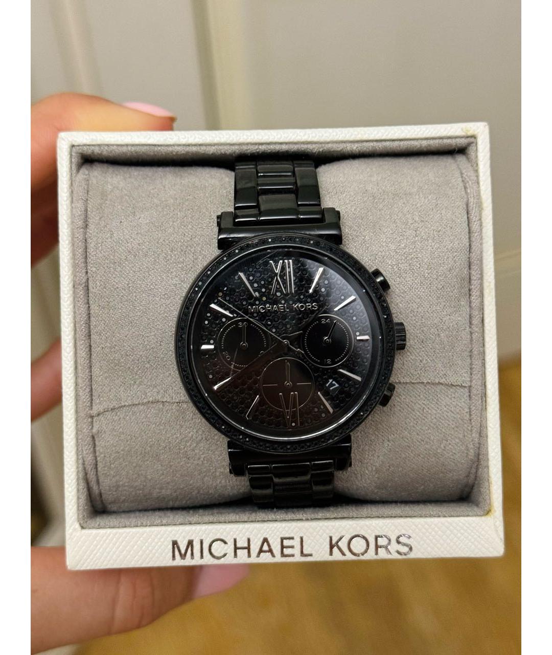 MICHAEL KORS Черные часы, фото 2