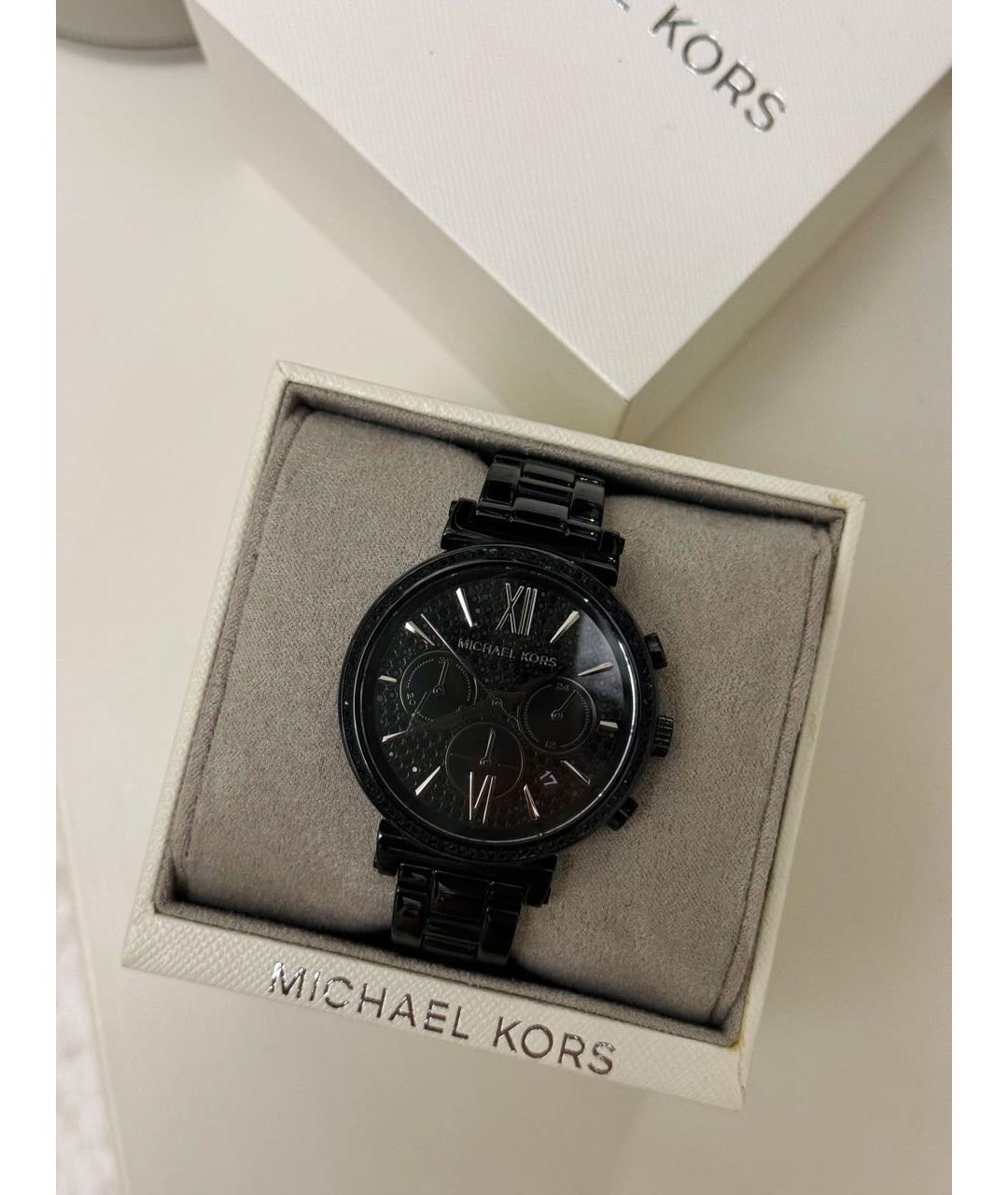 MICHAEL KORS Черные часы, фото 3