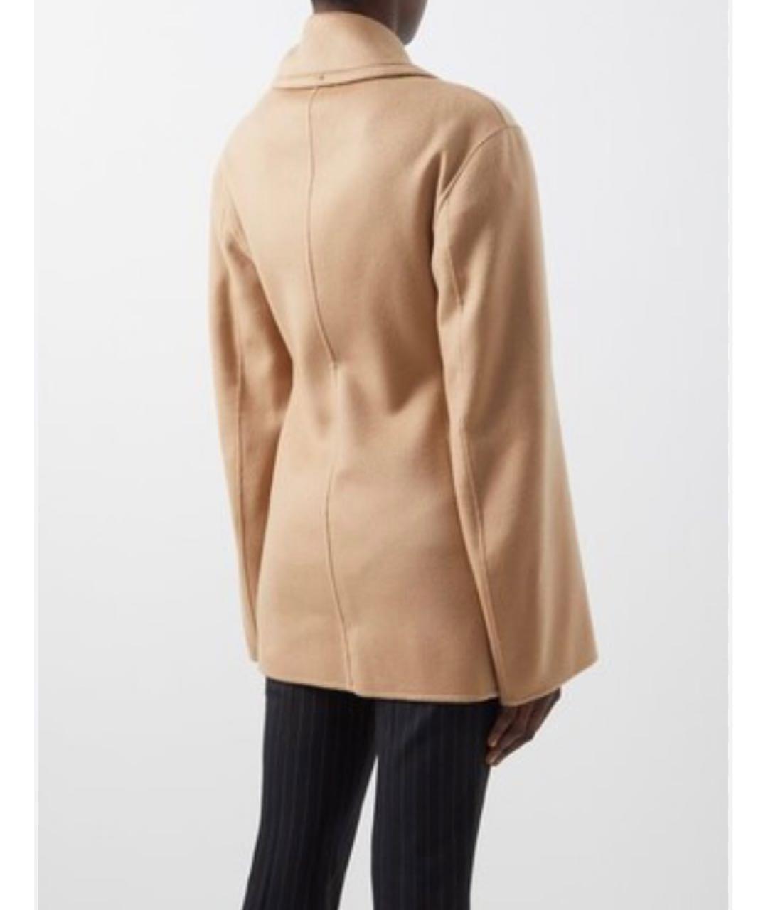 SPORTMAX Бежевое кашемировое пальто, фото 7