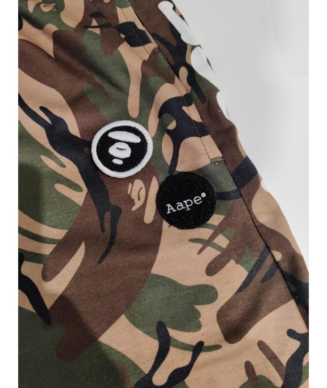A BATHING APE Мульти хлопковые шорты, фото 5