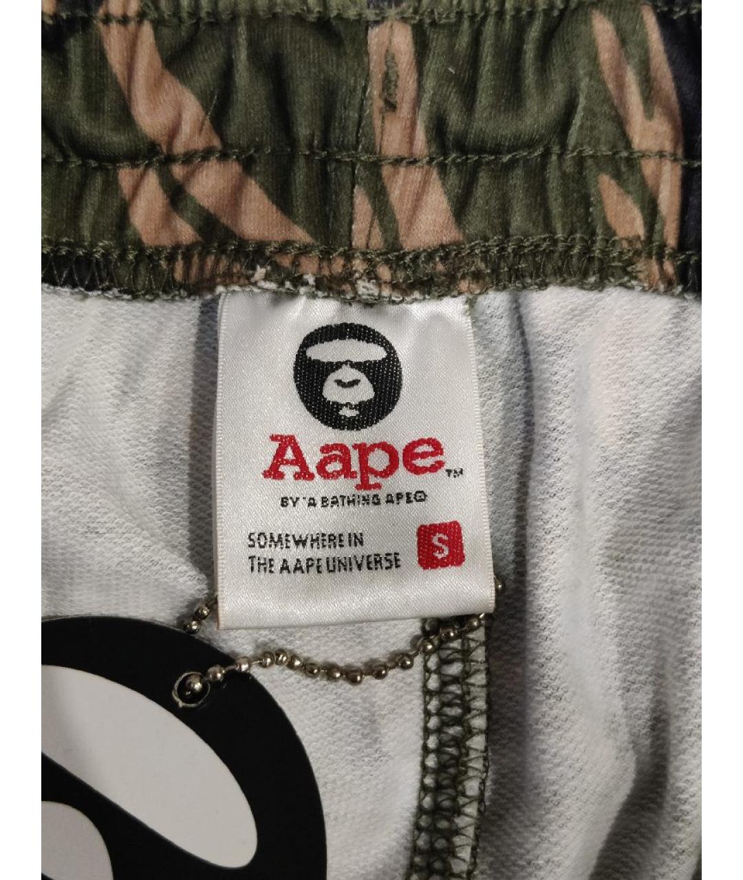 A BATHING APE Мульти хлопковые шорты, фото 6