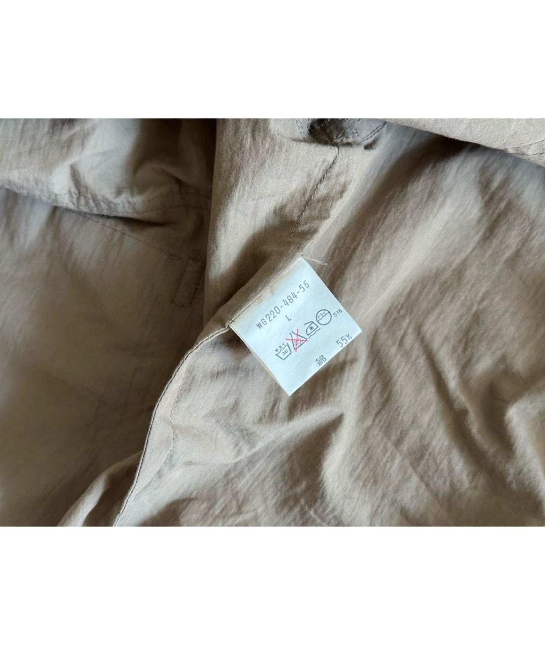 BURBERRY Бежевая хлопковая куртка, фото 8