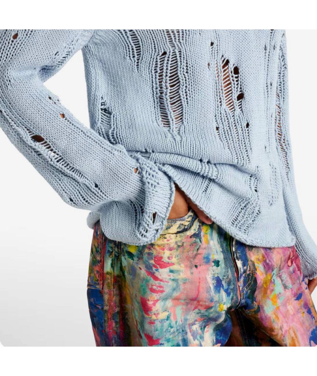 ACNE STUDIOS Мульти хлопковые прямые джинсы, фото 4