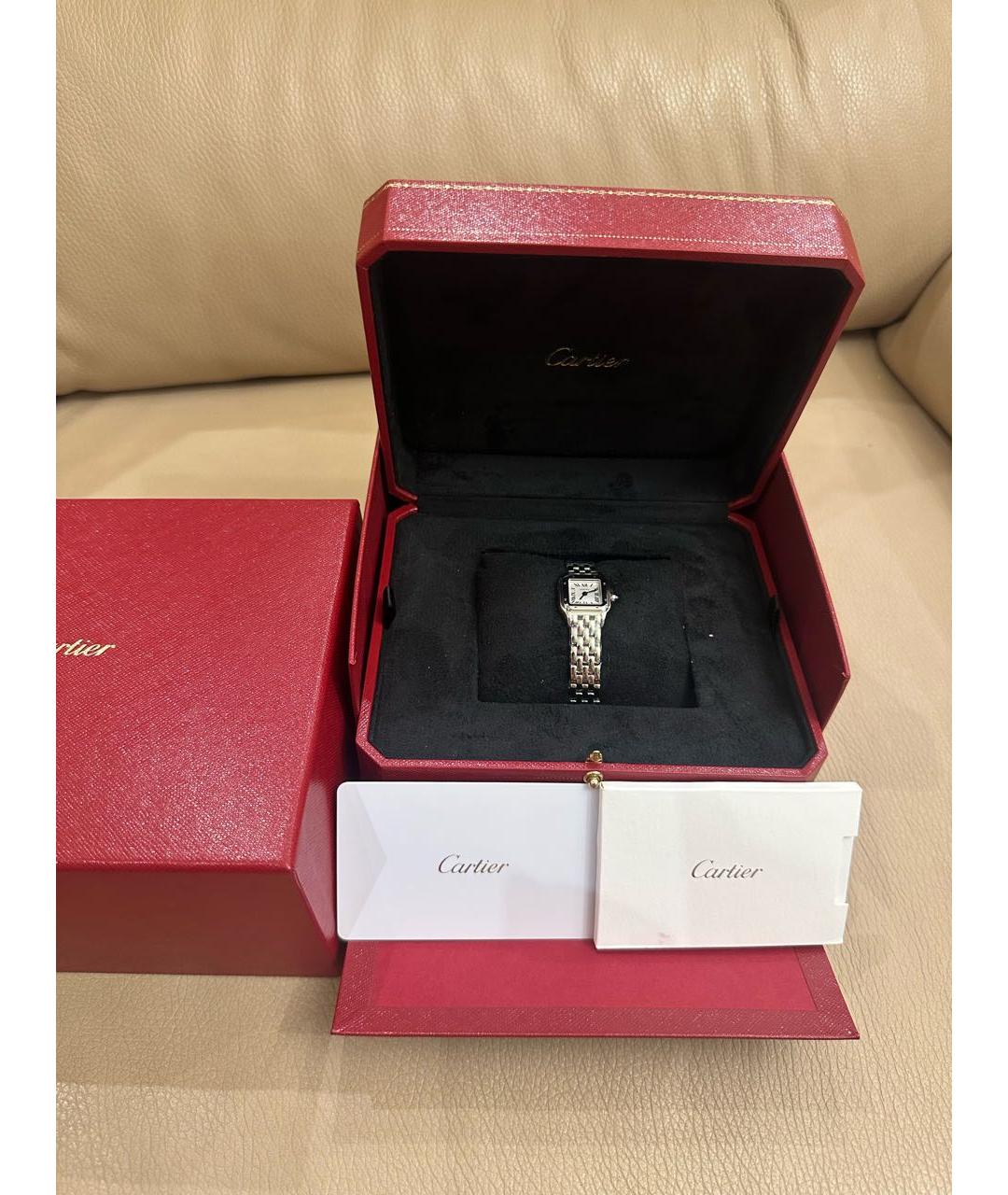 CARTIER Серебряные металлические часы, фото 6