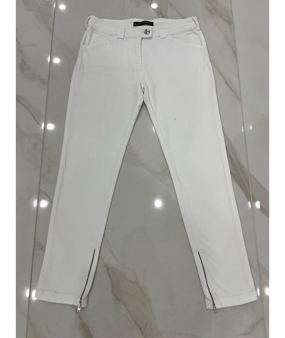 BALENCIAGA Белые прямые джинсы, фото 2