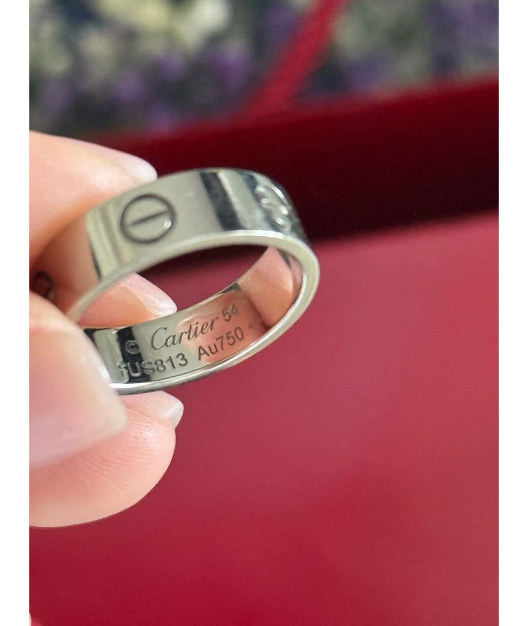 CARTIER Серебряное кольцо из белого золота, фото 4