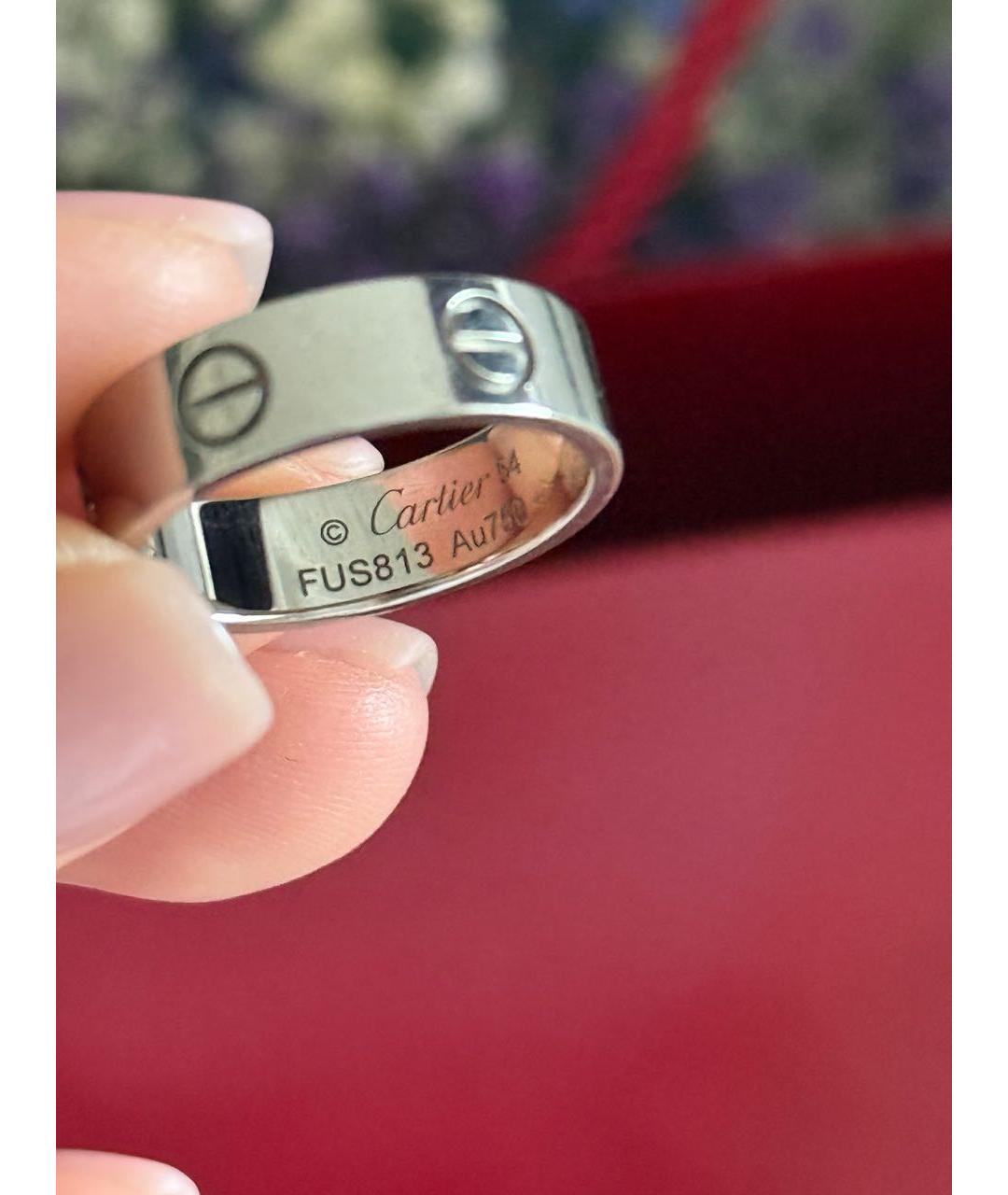 CARTIER Серебряное кольцо из белого золота, фото 3
