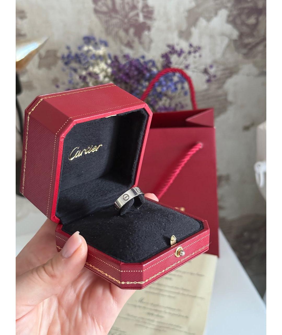CARTIER Серебряное кольцо из белого золота, фото 2