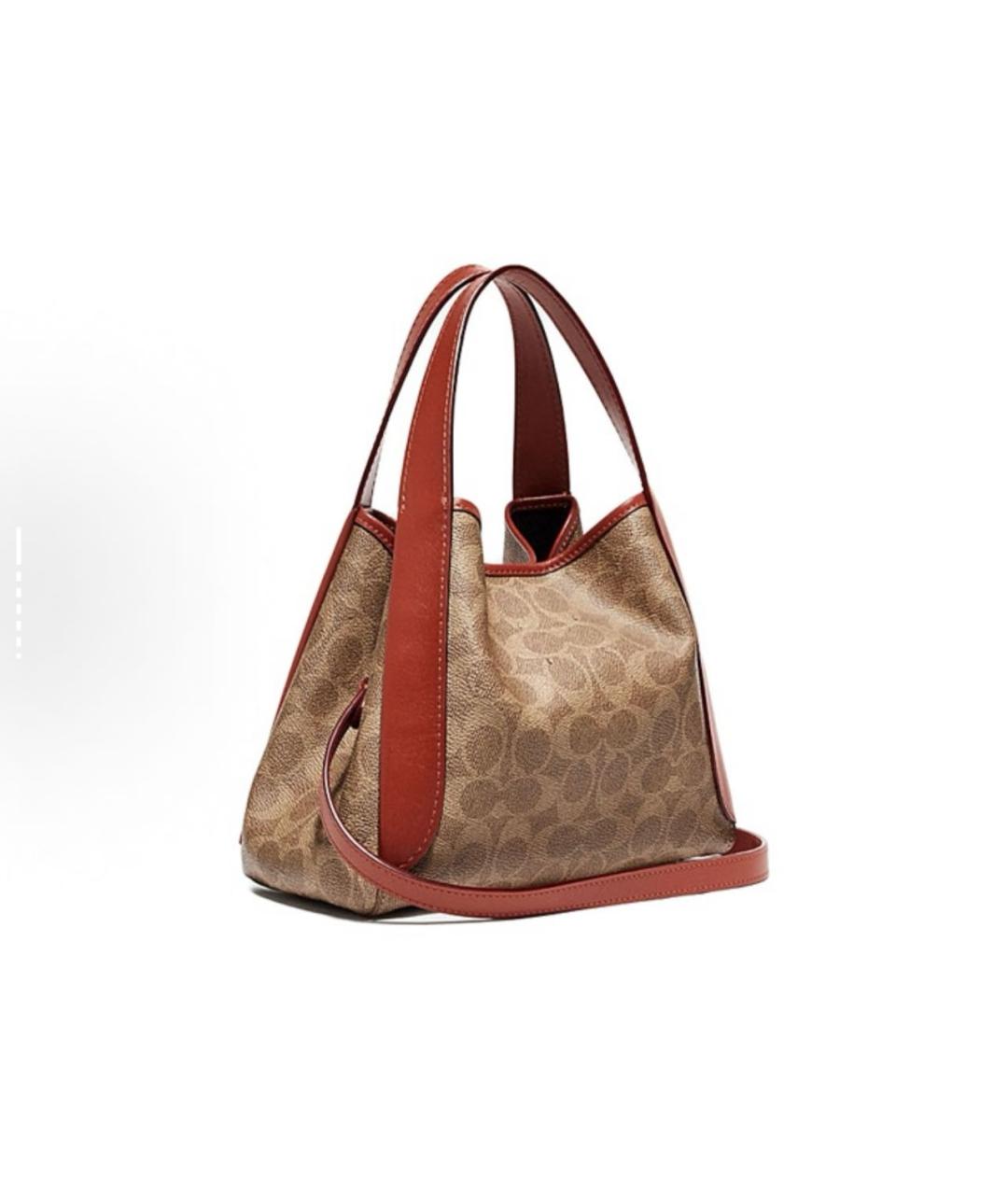 COACH Коричневая сумка тоут, фото 2