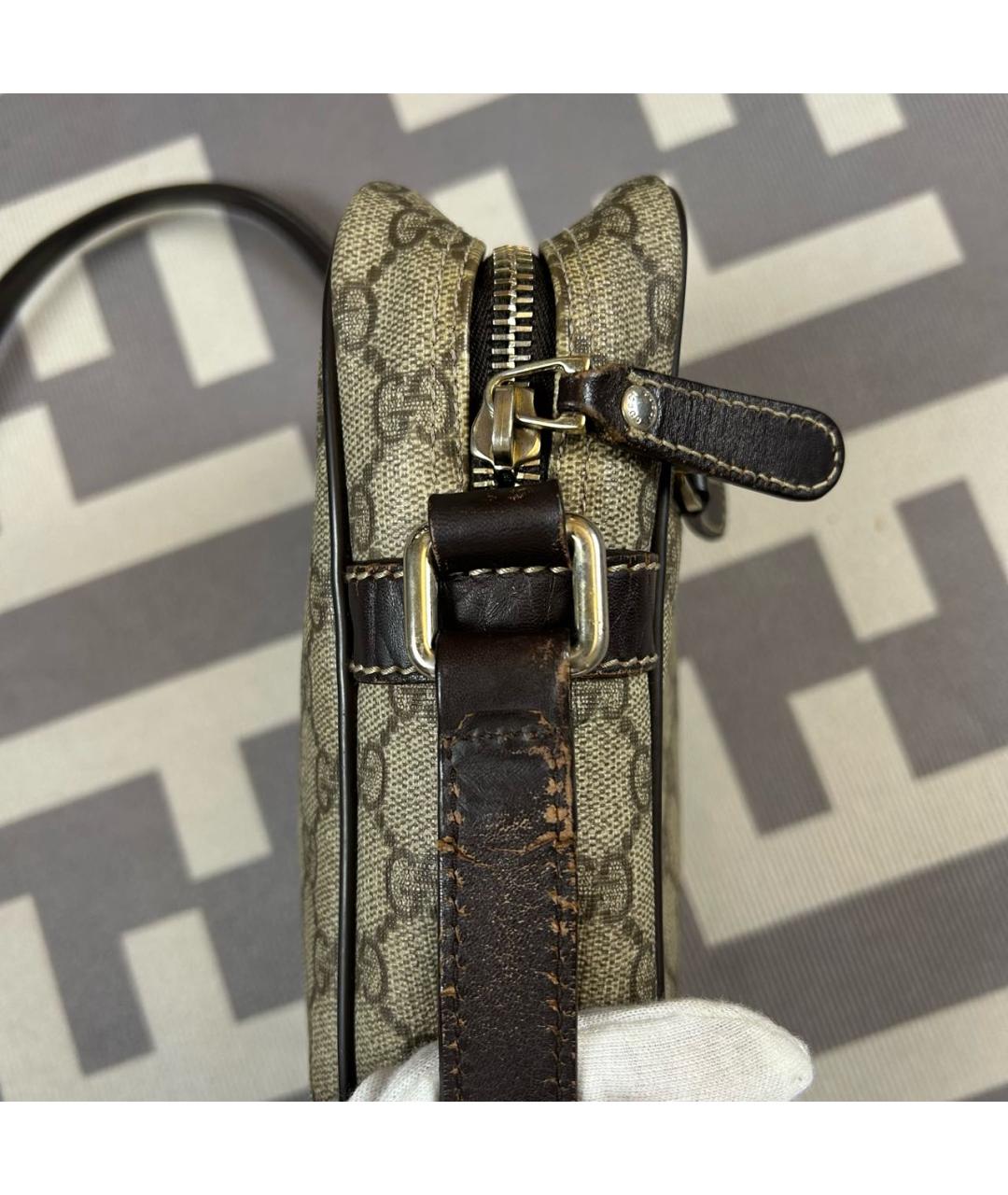 GUCCI Бежевая сумка на плечо, фото 8