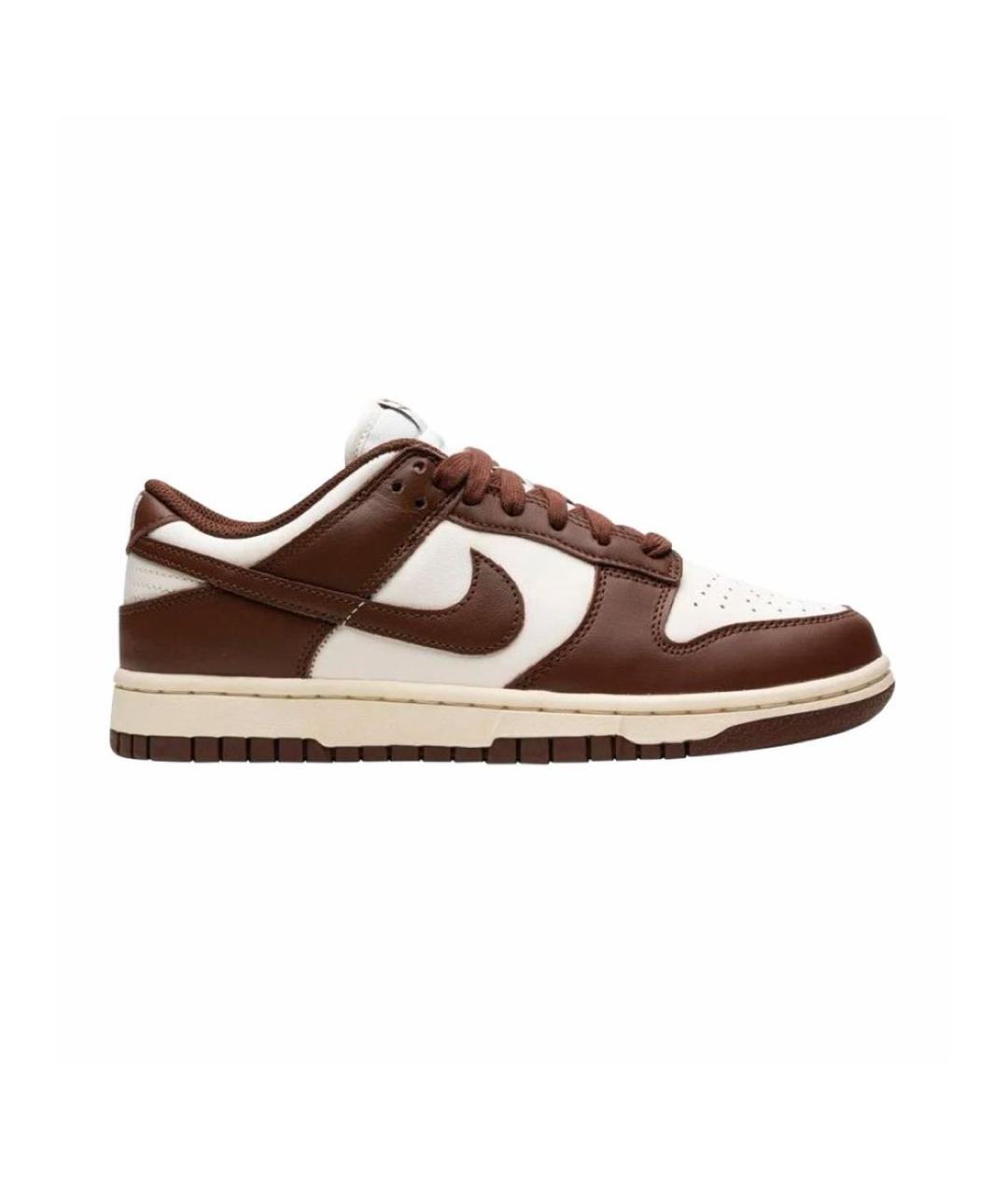 NIKE Коричневые кожаные кеды, фото 1