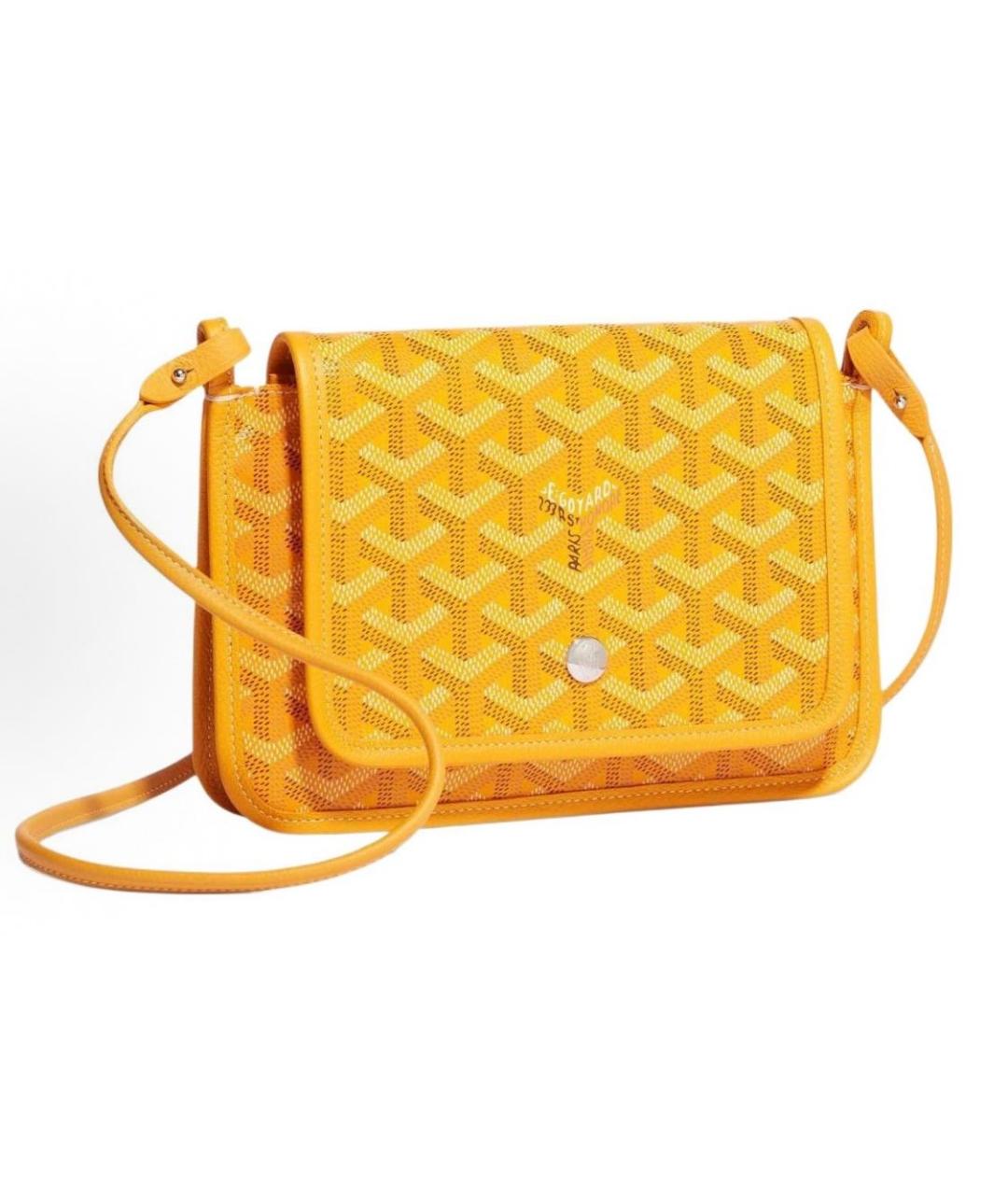GOYARD Желтая сумка на плечо, фото 4