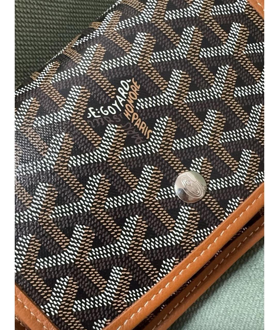GOYARD Коричневая сумка на плечо, фото 3