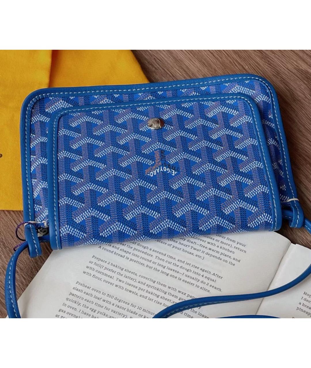 GOYARD Голубая сумка на плечо, фото 4