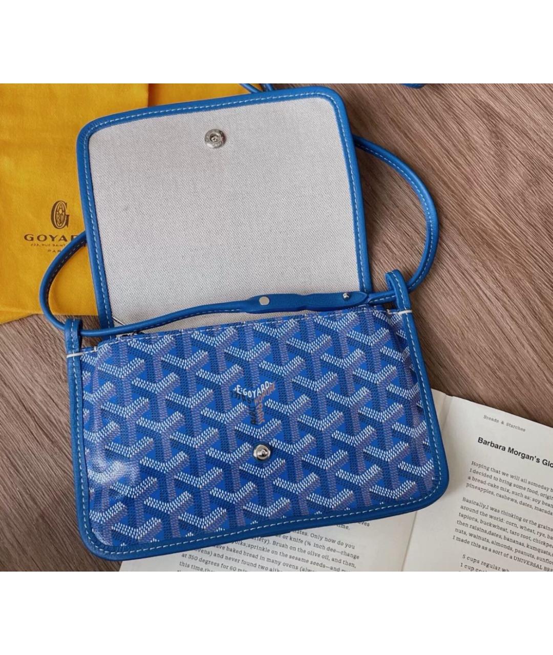 GOYARD Голубая сумка на плечо, фото 6