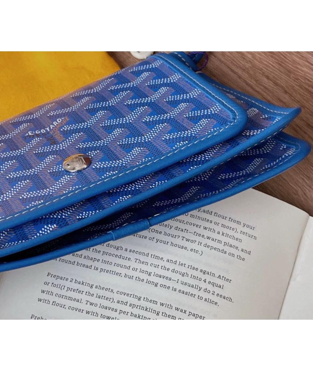 GOYARD Голубая сумка на плечо, фото 5