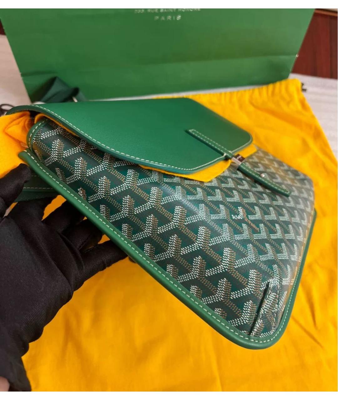 GOYARD Зеленая сумка на плечо, фото 4